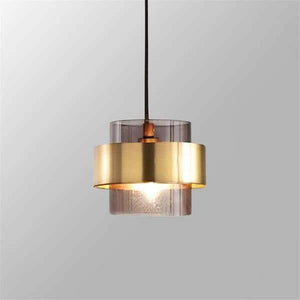 Ben - Minimalist Cylindrical Glass Pendant Light | Bright & Plus.