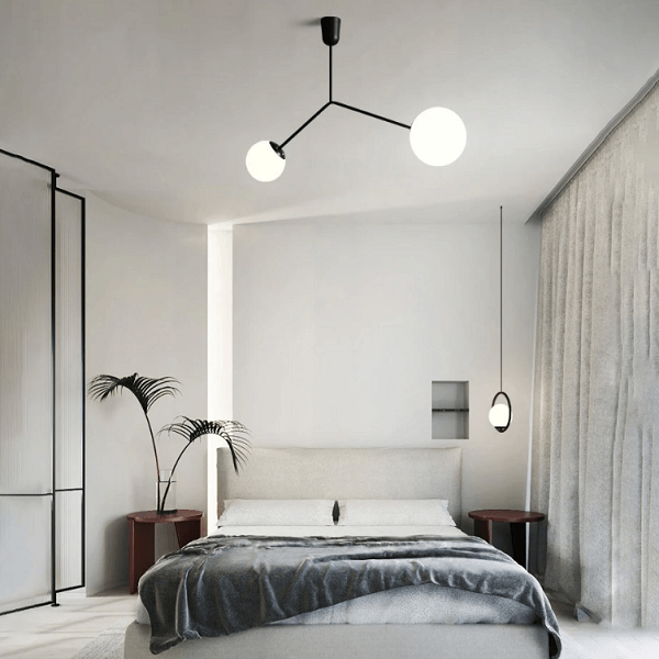 Ben - Minimalist 2 Head Branch Pendant Light | Bright & Plus.