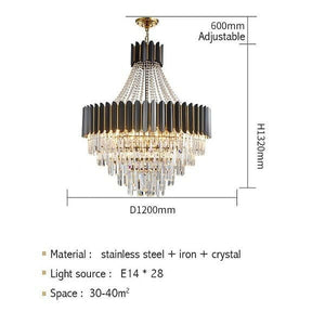 Carlo - Nordic Stainless Steel Circular Chandelier | Bright & Plus.