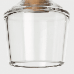 Bentte - Glass With Wooden Top Light | Bright & Plus.