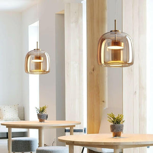 Berthold - Nordic Design Luxury Glass Pendant Light with LED Technology