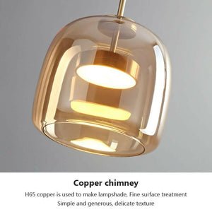 Berthold - Nordic Design Luxury Glass Pendant Light with LED Technology