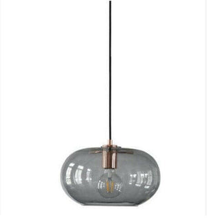 Bluma - Suspension Lamp with Round Glass Lampshade