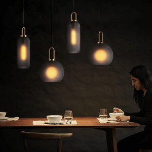 Cam- Glass Pendant Light | Bright & Plus.