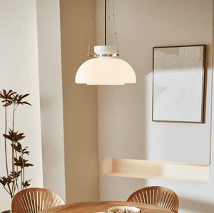 Cander - Retro White Glass Pendant