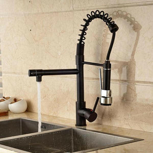 Carylon - LED Kitchen Spring Deck Mounted Faucet | Bright & Plus.