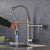 Carylon - LED Kitchen Spring Deck Mounted Faucet | Bright & Plus.