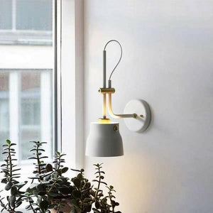 Modern Industrial Style Retractable Wall Lamp