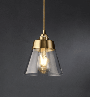 Cedrik Glass & Brass Pendant Lights