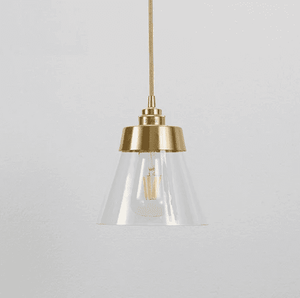 Cedrik Glass & Brass Pendant Lights