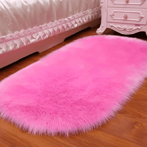 Charon - Faux Sheepskin Fluffy Rug | Bright & Plus.