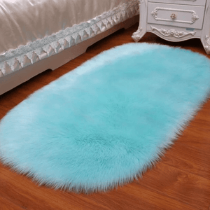 Charon - Faux Sheepskin Fluffy Rug | Bright & Plus.