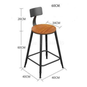 Chicago Minimalist Bar Stool | Bright & Plus.