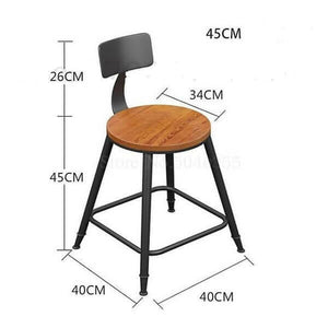 Chicago Minimalist Bar Stool | Bright & Plus.