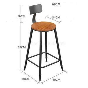 Chicago Minimalist Bar Stool | Bright & Plus.