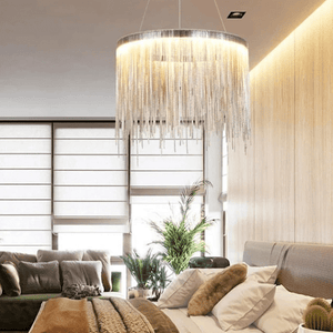 Detto - Circular LED Raindrop Chandelier | Bright & Plus.