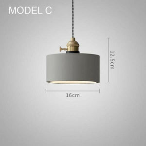 Concrete Vasa Minimalist Pendant Light | Bright & Plus.