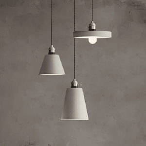 Concrete Vasa Minimalist Pendant Light | Bright & Plus.