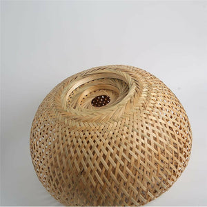 Creative Bamboo Woven Art Pendant Light