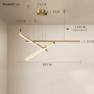 Hatria - Criss Cross Chandelier