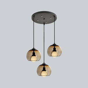 Dag - Modern Style Spherical Glass Pendant Lamp