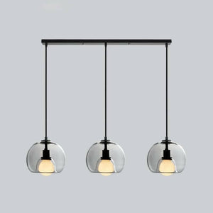 Dag - Modern Style Spherical Glass Pendant Lamp