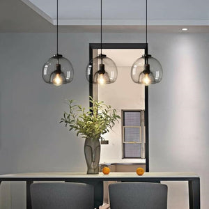 Dag - Modern Style Spherical Glass Pendant Lamp