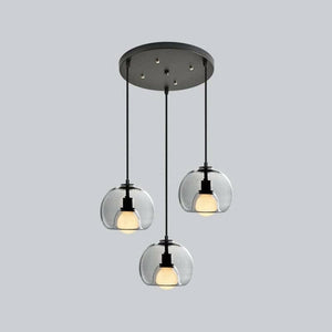 Dag - Modern Style Spherical Glass Pendant Lamp