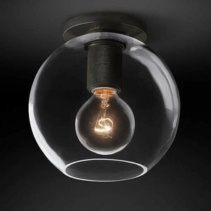 Dégager - Minimalist Clear Glass Ceiling Lamp | Bright & Plus.