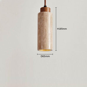 Dorte - Wabi-Sabi Travertine  Pendant Lamp