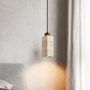 Dorte - Wabi-Sabi Travertine  Pendant Lamp