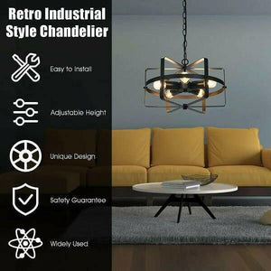 Drum - Metal Drum Shape Industrial Pendant Light | Bright & Plus.