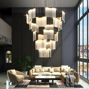 Duna - Modern Curved Acrylic Led Pendant Light