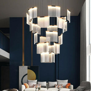 Duna - Modern Curved Acrylic Led Pendant Light