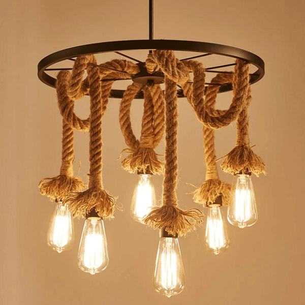 Edison - Rope Pendant Light | Bright & Plus.