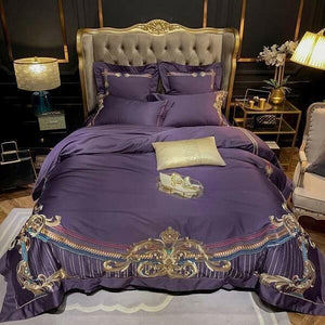 Efodia Ultra Egyptian Cotton Premium Embroidery Duvet Cover Set | Bright & Plus.