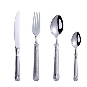 Eleonor Gold Luxury Flatware Set | Bright & Plus.