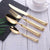 Eleonor Gold Luxury Flatware Set | Bright & Plus.