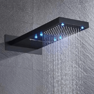 Elora - Rainfall LED Shower Head | Bright & Plus.