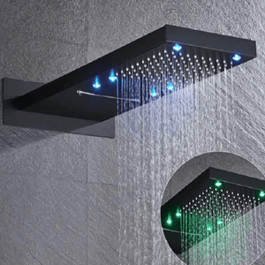 Elora - Rainfall LED Shower Head | Bright & Plus.