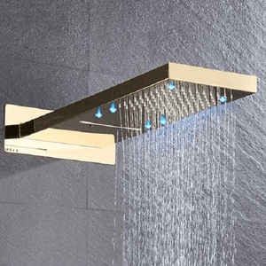 Elora - Rainfall LED Shower Head | Bright & Plus.