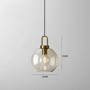 Emerald - Nordic Cognac Crystal Pendant Lights | Bright & Plus.