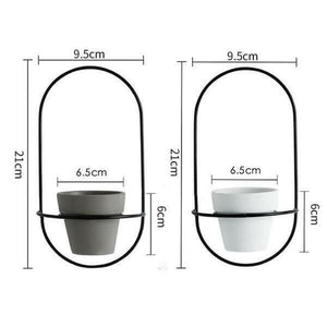 Esma - Rounded Wall Planter | Bright & Plus.