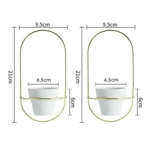 Esma - Rounded Wall Planter | Bright & Plus.