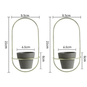 Esma - Rounded Wall Planter | Bright & Plus.