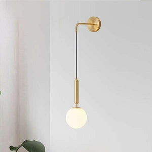 Ethan - Brass Wall Light Sconce | Bright & Plus.