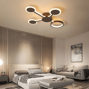 Euro Circular - Wide Ceiling LED Light W/ 4-7 Arms | Bright & Plus.