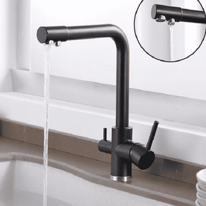 Evanie - Modern 3 in 1 Kitchen Faucet | Bright & Plus.