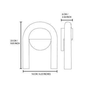 Fausto - Double Light Arched Metal Wall Sconce