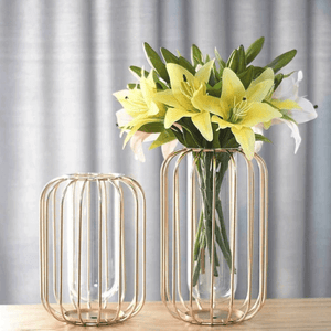 Florin - Modern Iron Frame Vase | Bright & Plus.